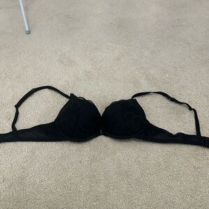La SENZA Black Floral Lace Bra